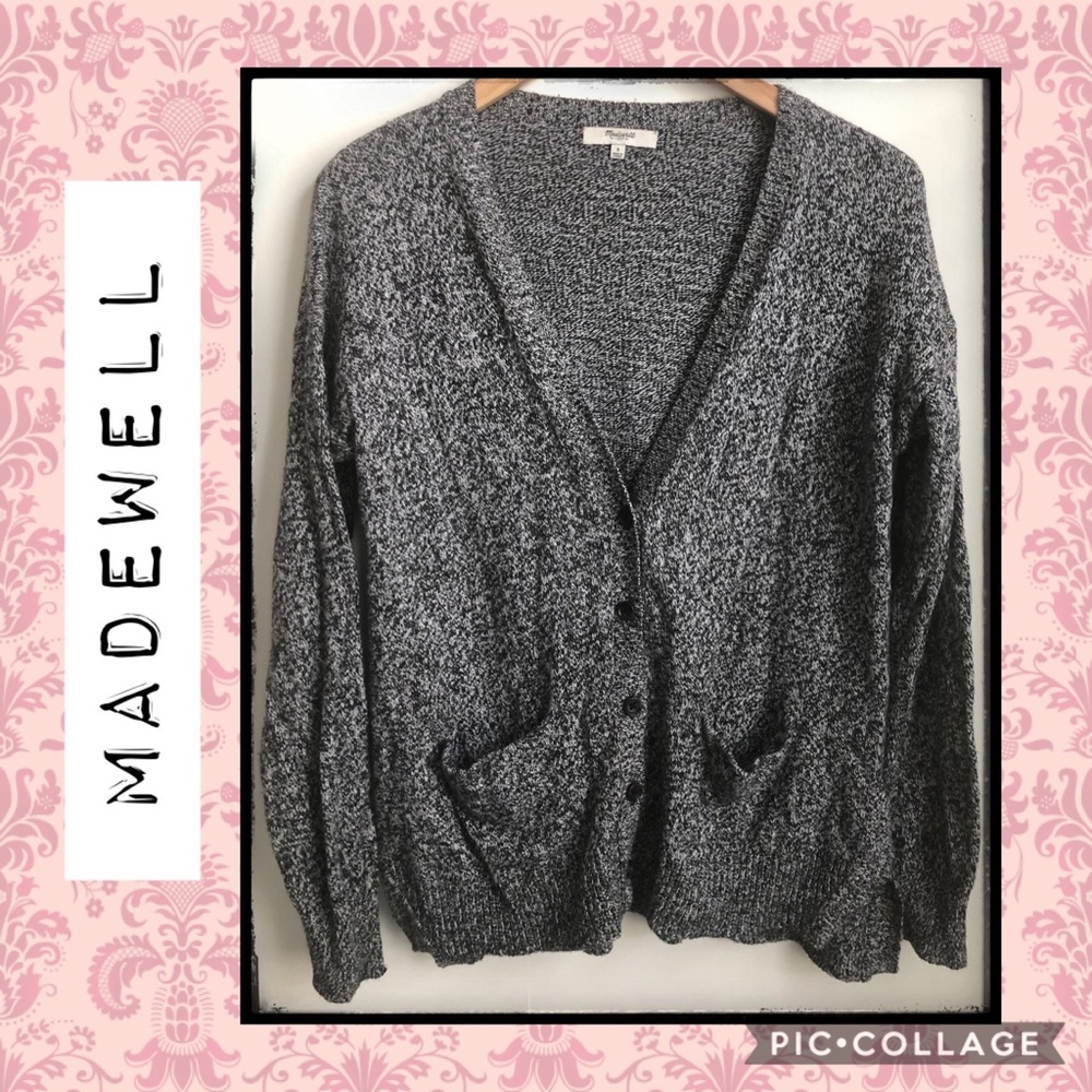 Madewell V-Neck Black Cardigan 💜